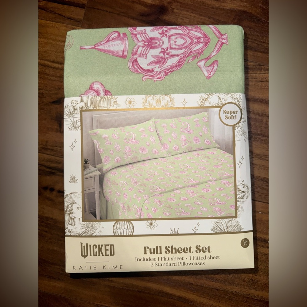 Wicked For Good Full Size Sheets
